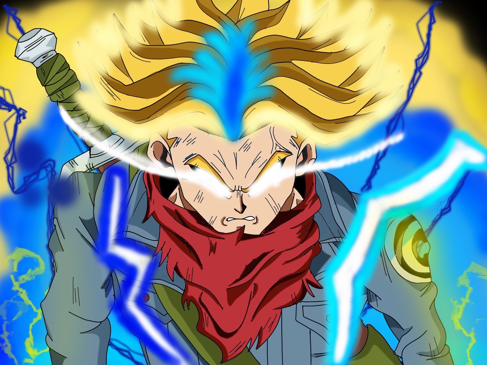 Trunks SSJRage by theonlys1 on DeviantArt