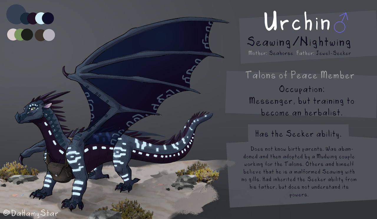 Urchin: Reference Sheet by DaHamyStar7 on DeviantArt