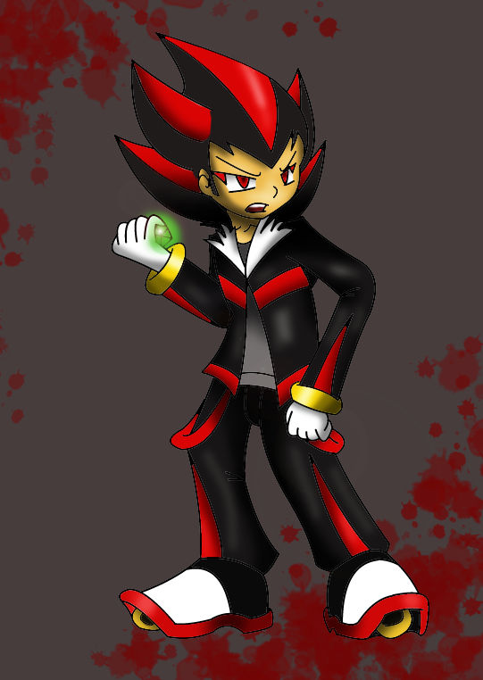 Shadow Inhumane Shadow - Human version by hannathehedgehog on DeviantArt