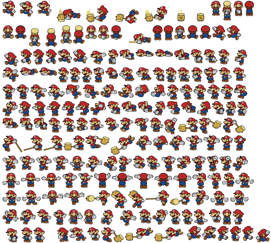 Paper Mario Sprites by ArtKid45 on DeviantArt