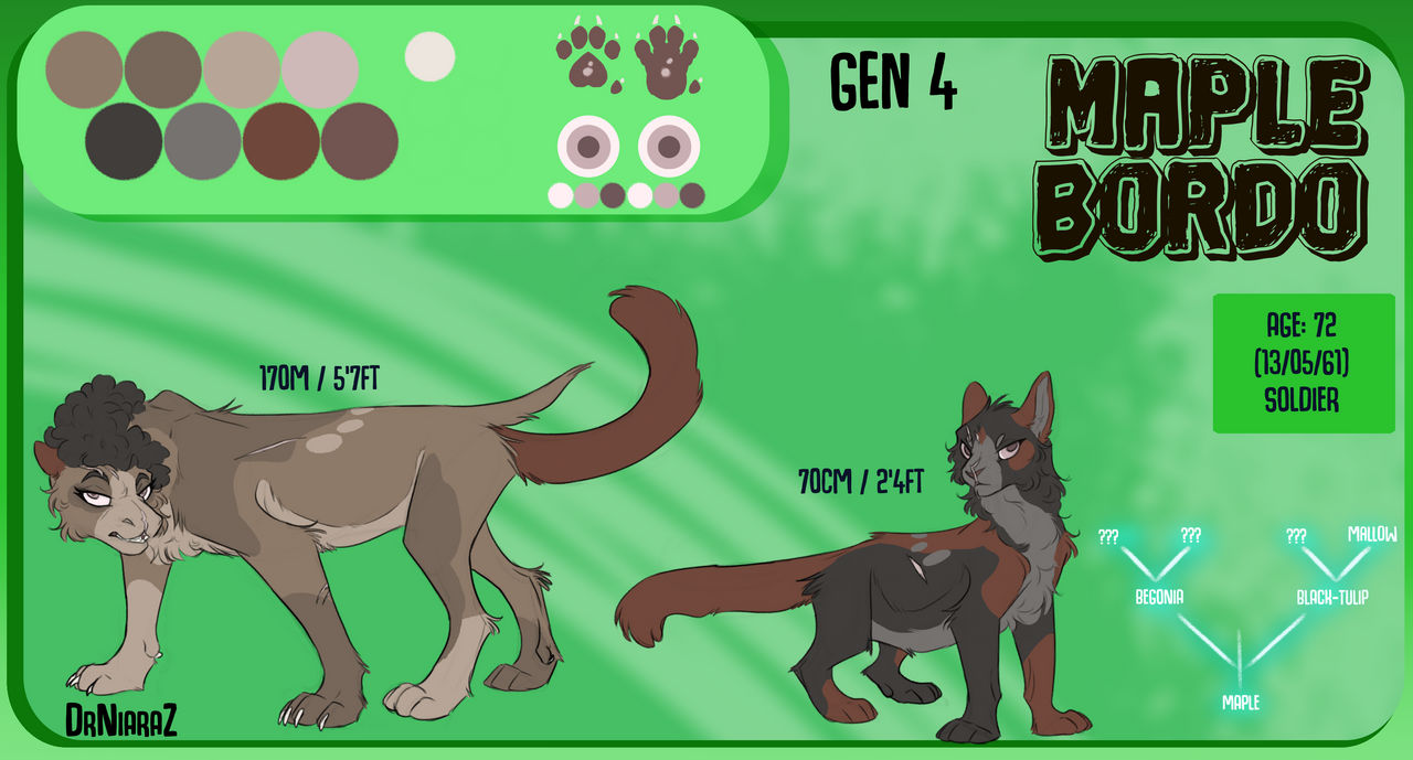 Gen Tri Maple Lif'Ghaty Gen Four - Maple (06/25) by DrNiaraZ on DeviantArt