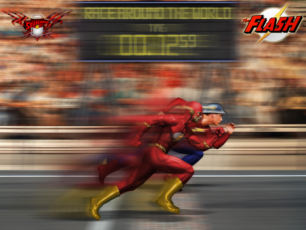 The Flash Superman Race