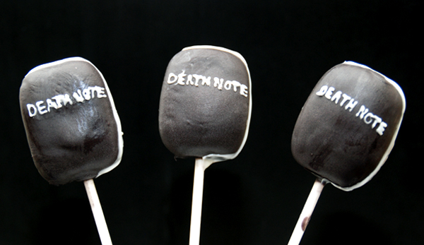 Death Note Cake Pops