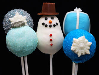 Winter Wonderland Cake Pops