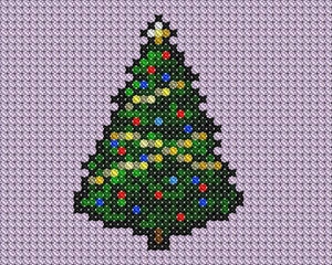 Chrismas Tree Cross Stitch 2