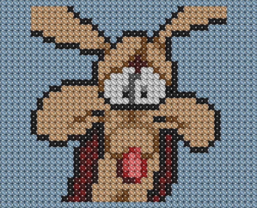 Wile E Cross Stitch