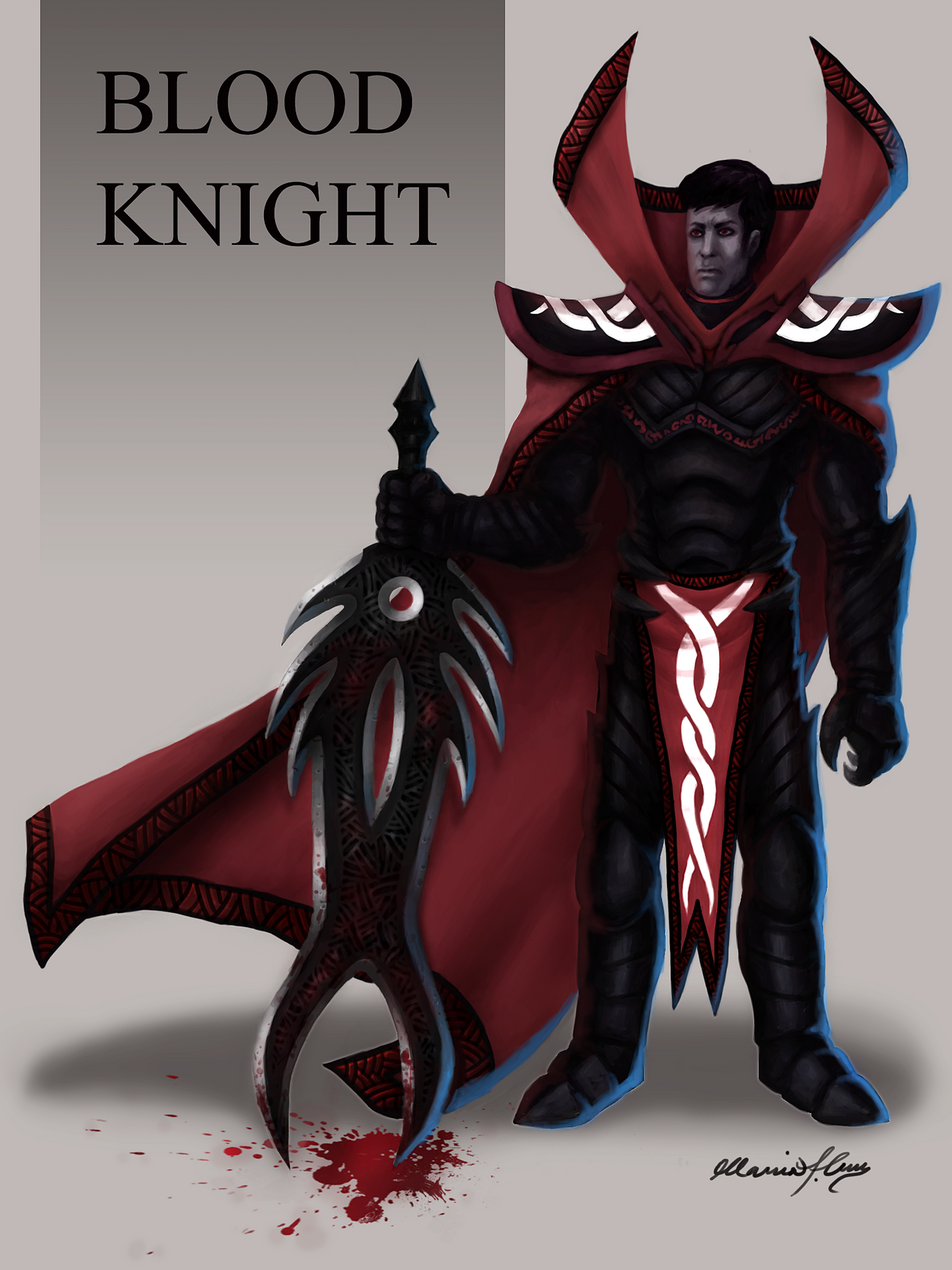 Blood Rune Knight Blood Knight by pangahas on DeviantArt