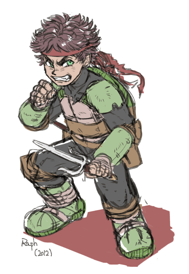 Tmnt Rise Ralph Humanized Raphael (TMNT2012/HUMAN AU) by Gomen50 on DeviantArt