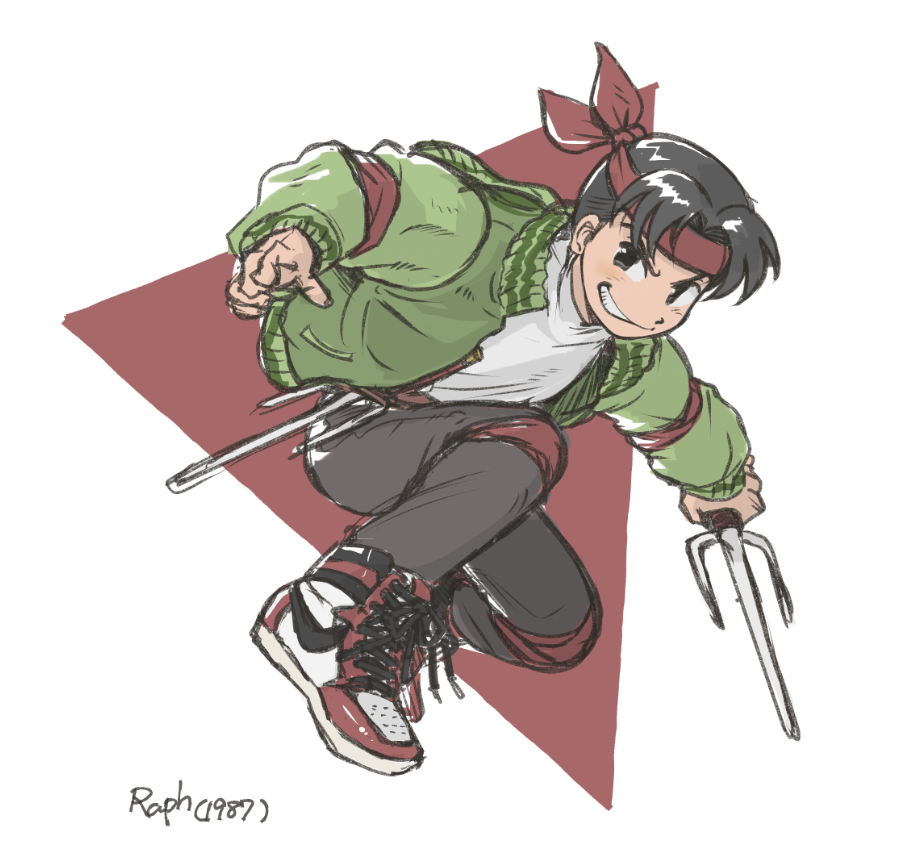 Tmnt Rise Ralph Humanized Raphael (TMNT1987/HUMAN AU) by Gomen50 on DeviantArt