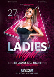 Ladies Night Party | Psd Flyer Templates