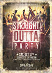 10 Flyers Straight Outta Party | Psd Templates