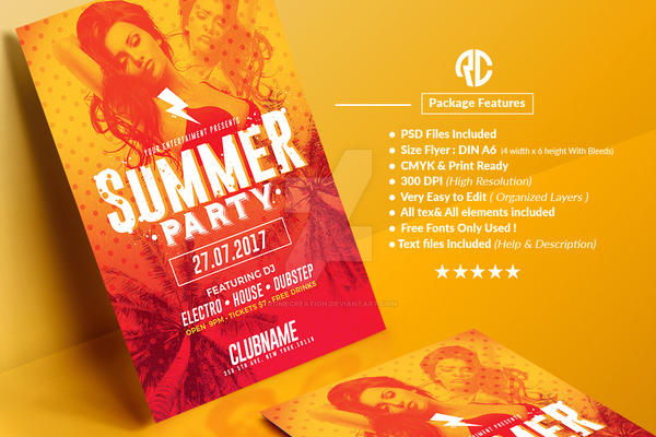 Summer Party | Psd Flyer Template