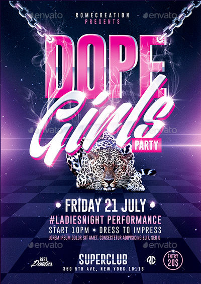 Dope Flyer Party Templates By RomeCreation On DeviantArt Dope Flyer Party Templates By RomeCreation On DeviantArt