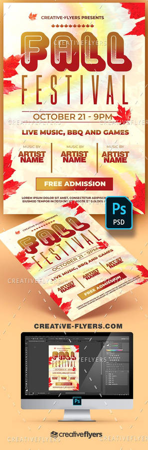 Fall Festival Flyer Template