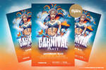 Carnival Party Flyer Template by RomeCreation