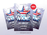 Memorial Day Week End Flyer (2) by RomeCreation