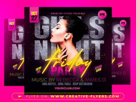 Nightclub Flyer Design  (PSD)