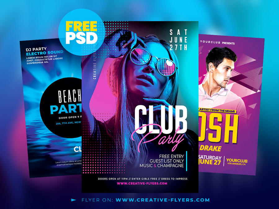 Free Psd Flyer Templates by RomeCreation on DeviantArt