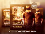 Thanksgiving Party Flyer Template by RomeCreation