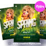 Spring Party Flyer Template (PSD)