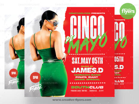 Photoshop Cinco de Mayo Flyer