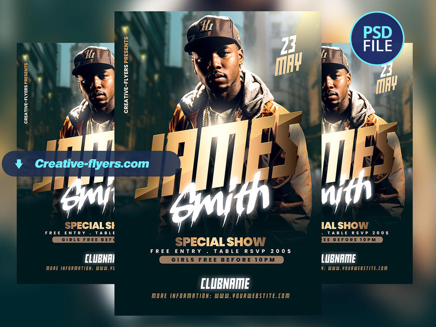 DJ Flyer Template (PSD)