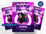 Music Party Flyer PSD by RomeCreation