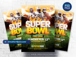 Super Bowl Flyer Template by RomeCreation