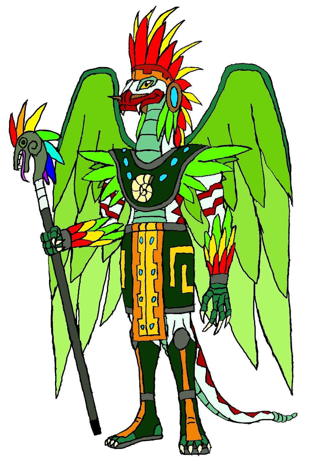 Quatal Aztec Aztec - Quetzalcuatl by fanetare77 on DeviantArt