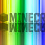 Minecraft Rainbow Text Wallpaper