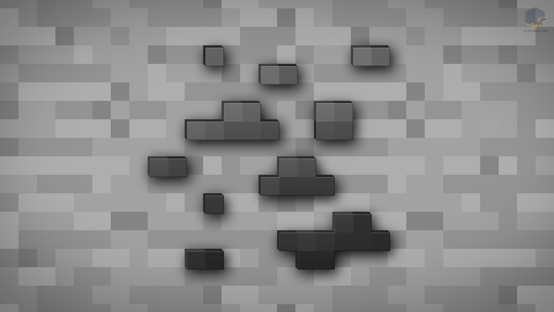 Coal In Minecraft MineCraft Shaded Coal Ore Wallpaper by ChrisL21 on DeviantArt