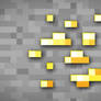 MineCraft Shaded Gold Ore Wallpaper