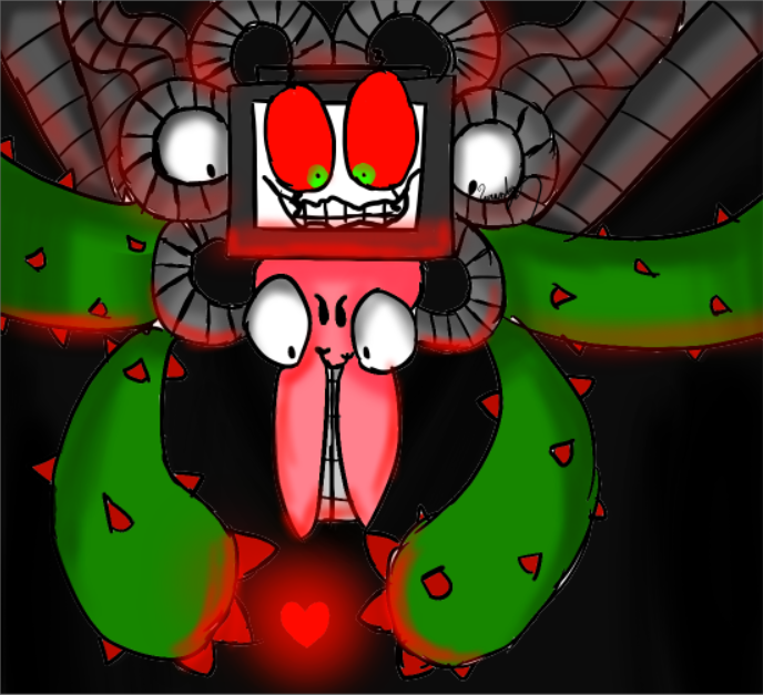 Fanart/cringe/ some original characters - Omega flowey ( digital