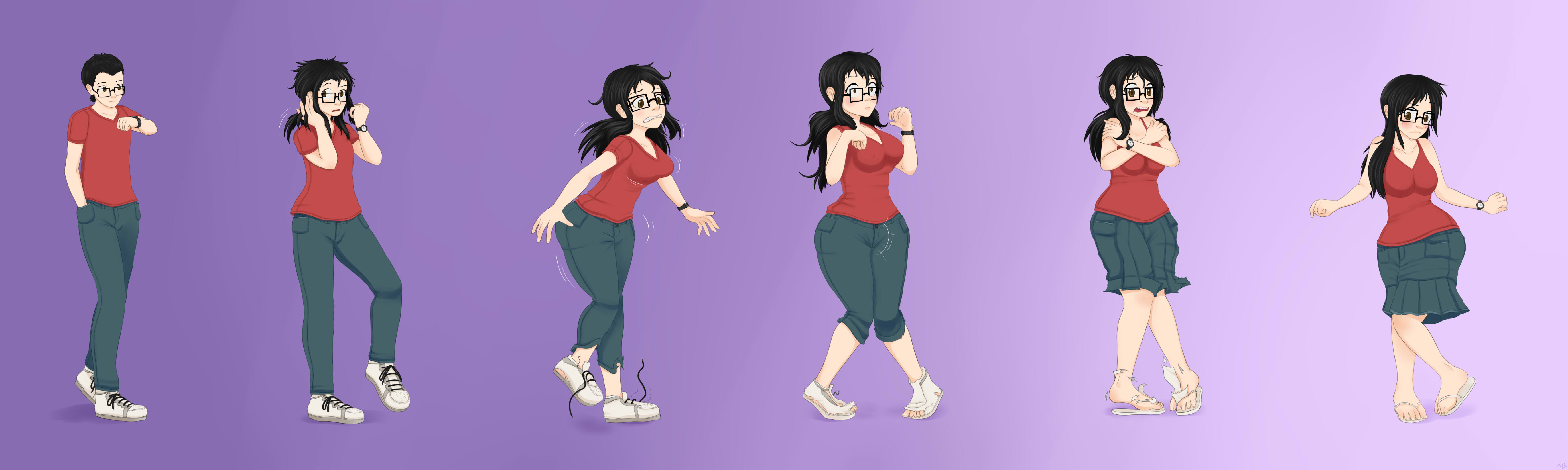 Bender Transform Gender Transformation Sequence