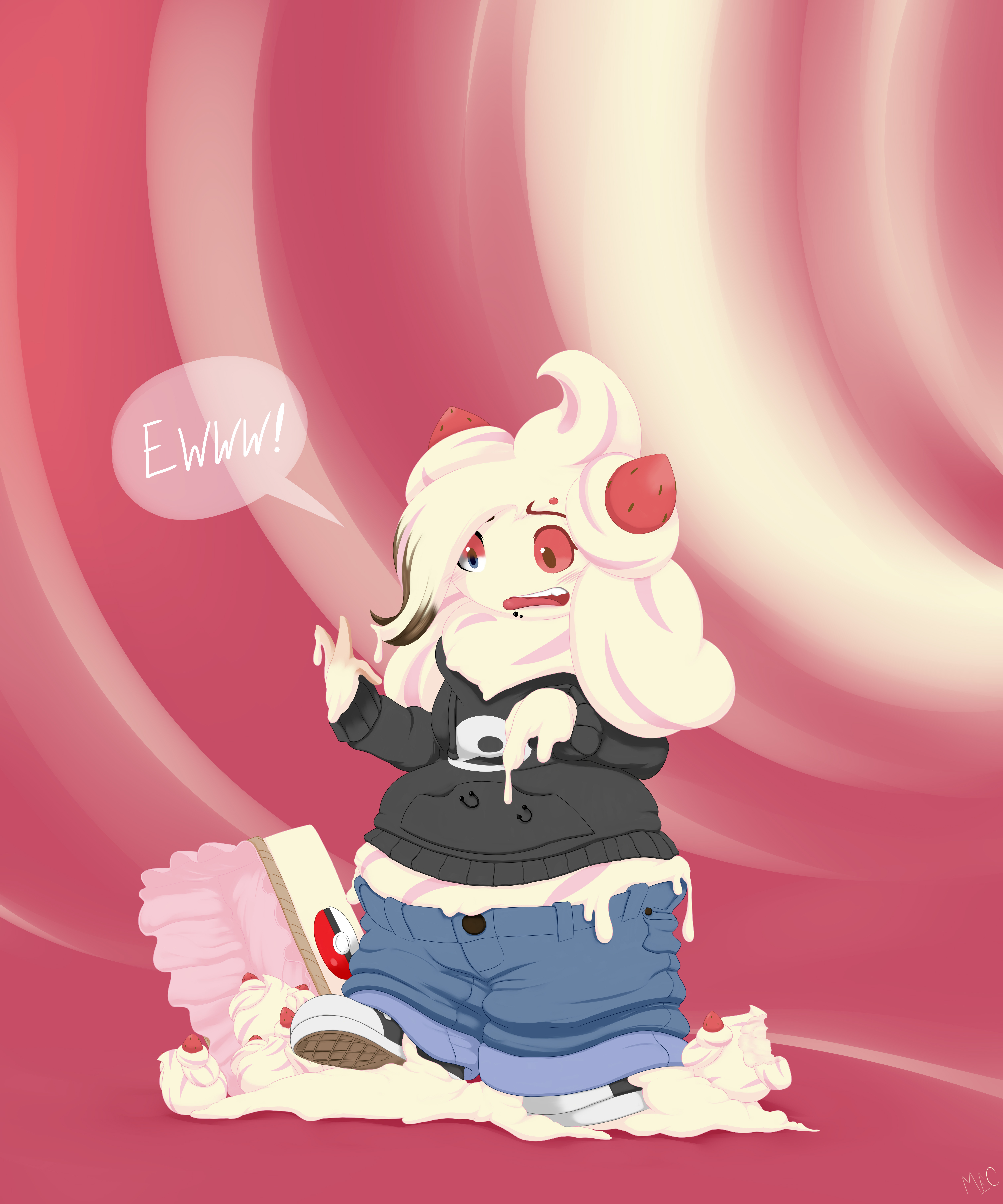 Alcremie [Pokémon] ''Wrong Region'' Pt. 2 by Laythediaperedwhitewolf -- Fur  Affinity [dot] net