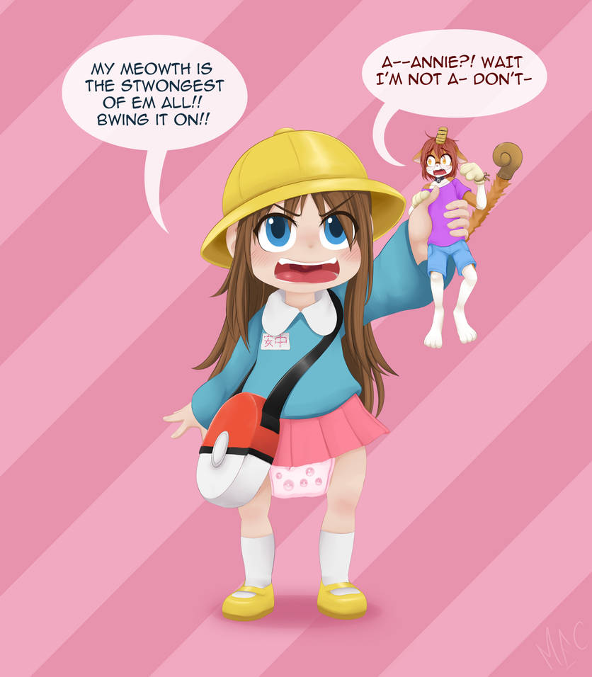 Preschooler Annie wants to Battle! by MentalCrash on DeviantArt