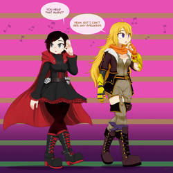 Different Shades of Red and Yellow
