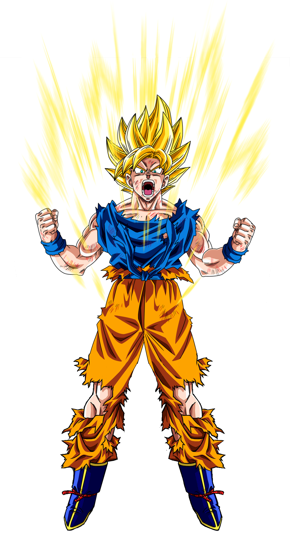 Goku Ssj 1 by elninja75 on DeviantArt Goku Ssj 1 by elninja75 on DeviantArt
