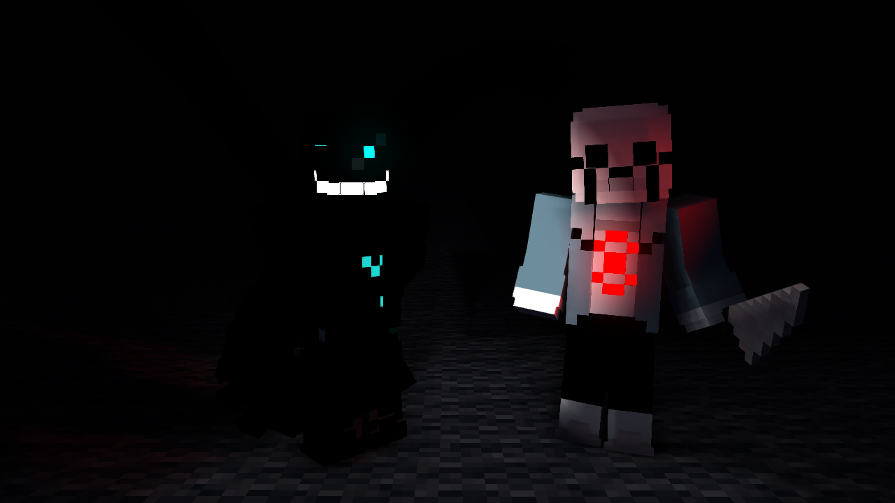 Nightmare sans Minecraft Skins