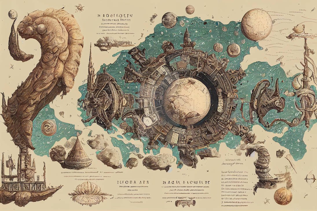 Vintage Star Map by themschristine on DeviantArt