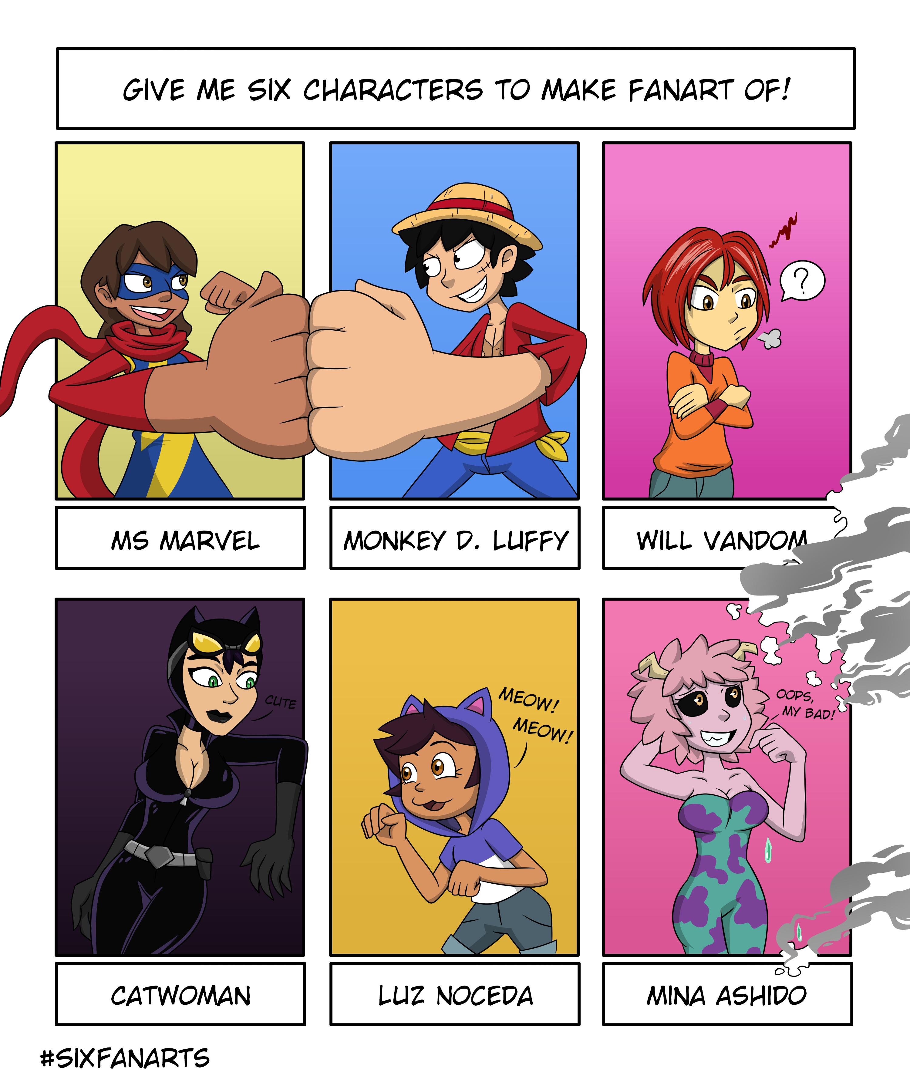 Six Fanarts Challenge