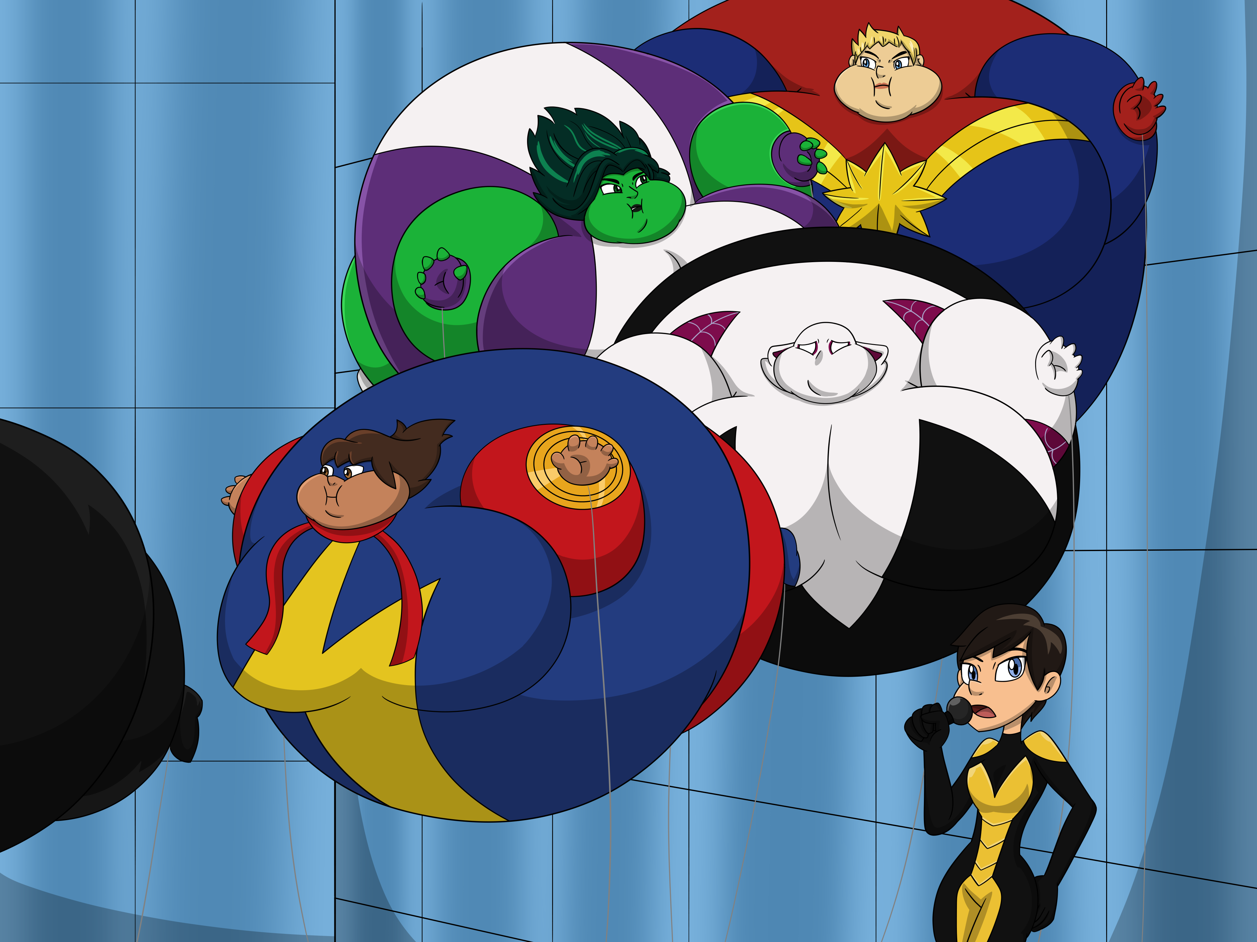 Superheroines Parade