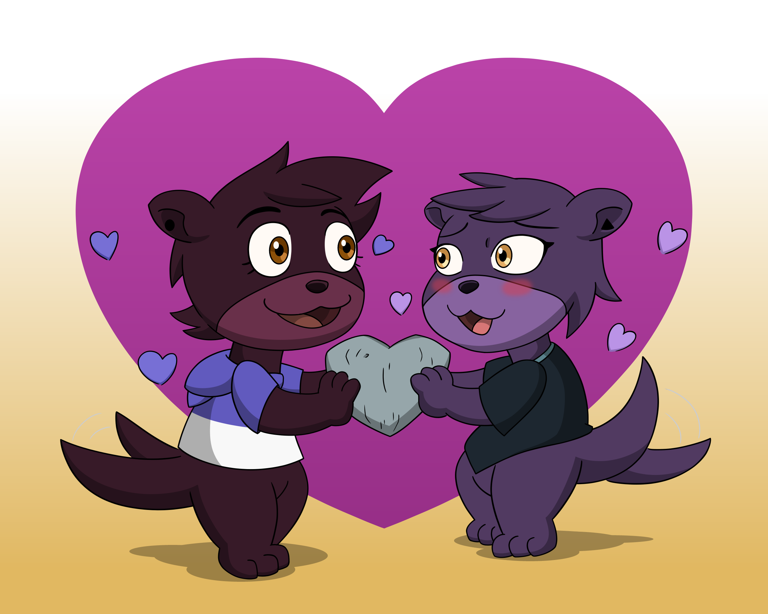 They're Otters in Love
