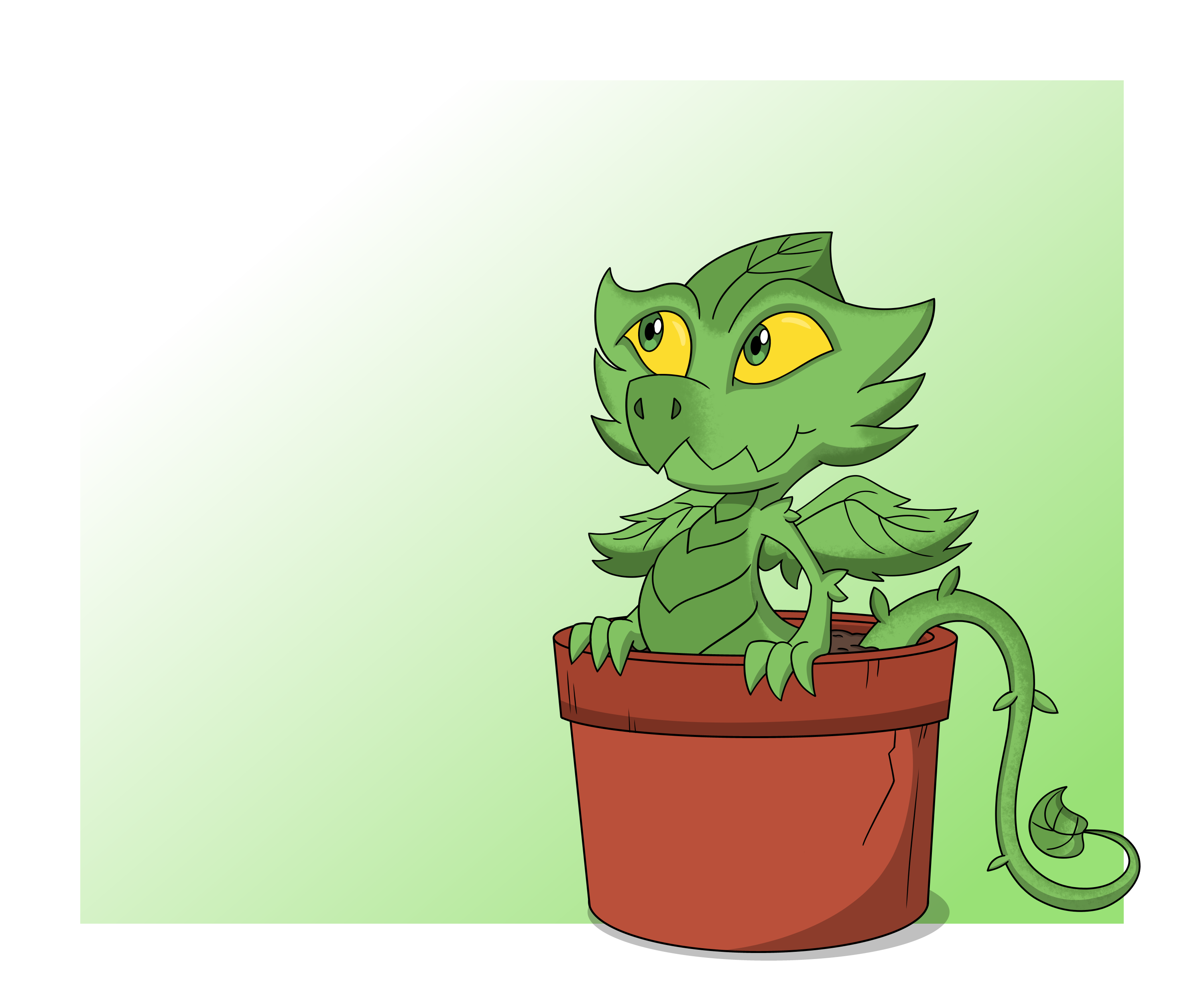 Minty the Garden Dragon
