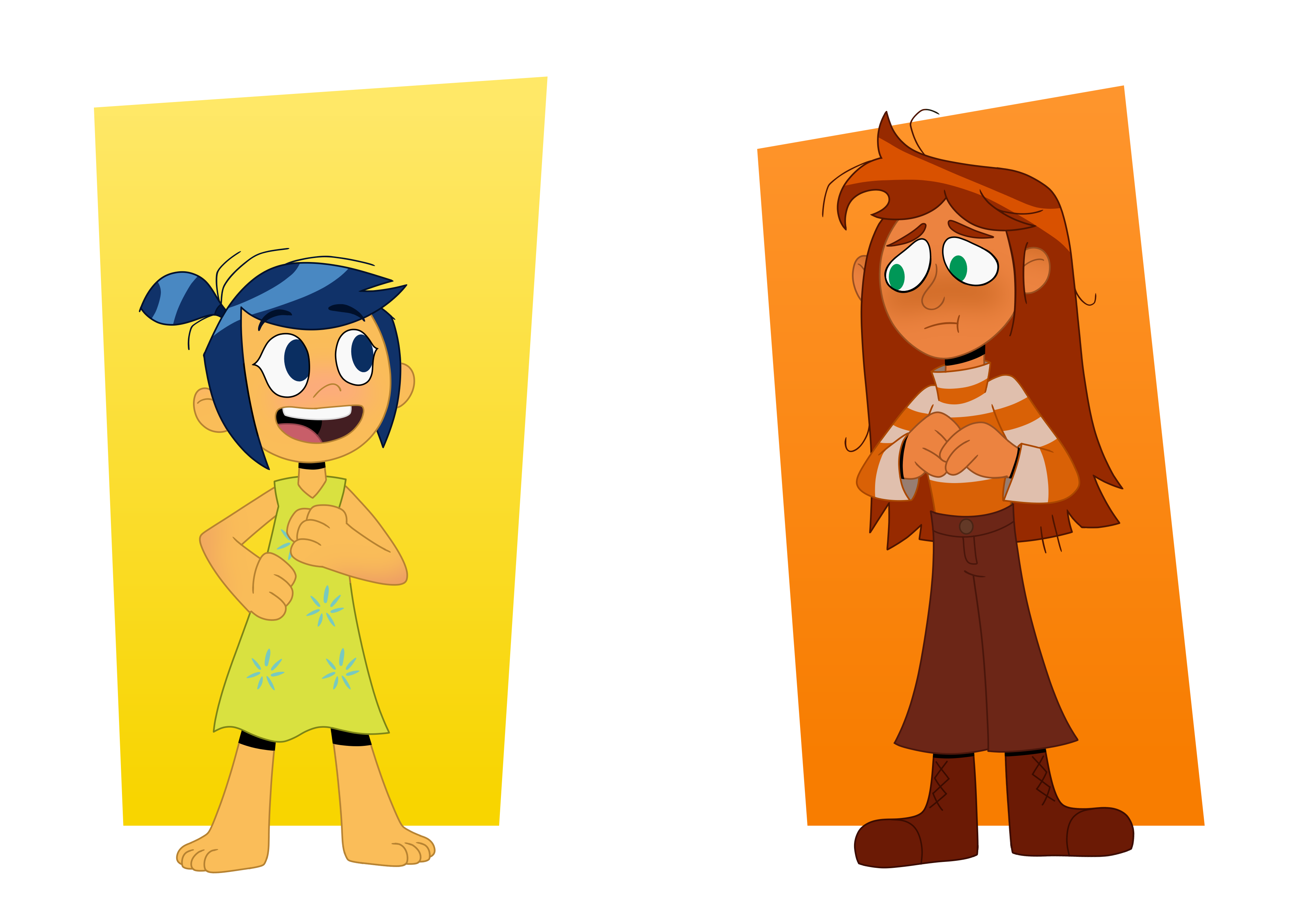 Joy Molly and Anxiety Libby