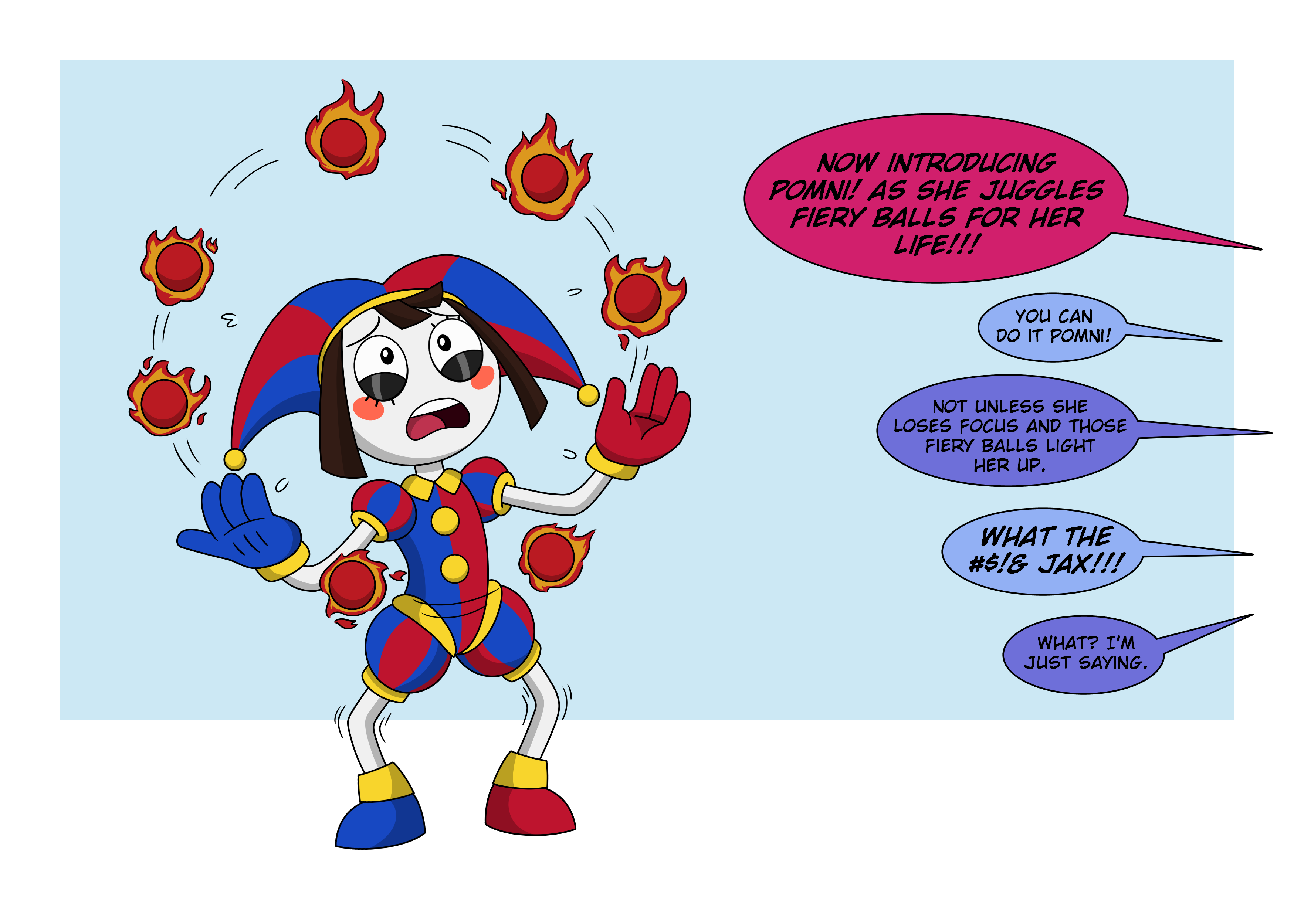 Pomni Juggling Act