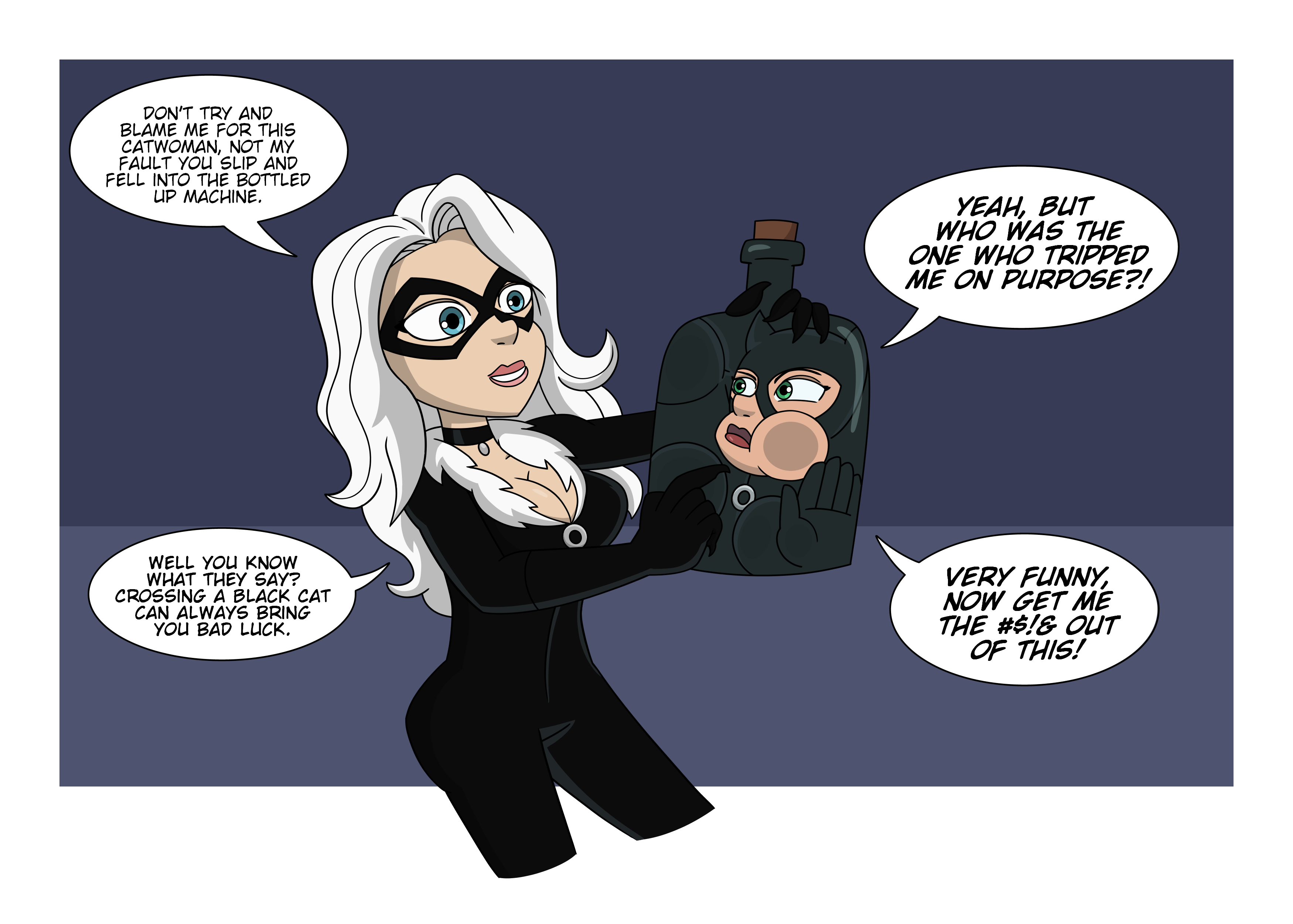 Black Cat brings Bad Luck to Catwoman