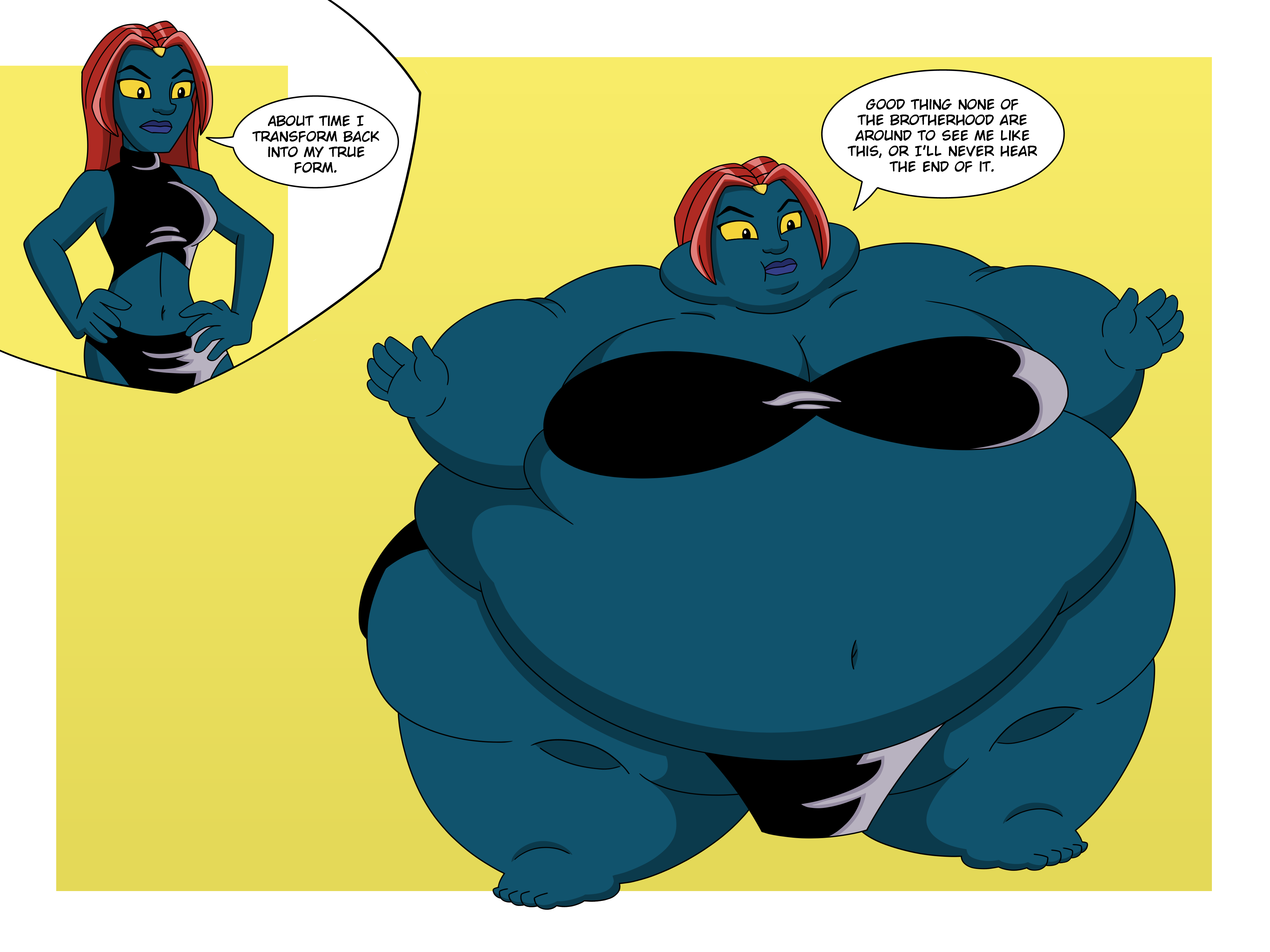 Mystique True Form