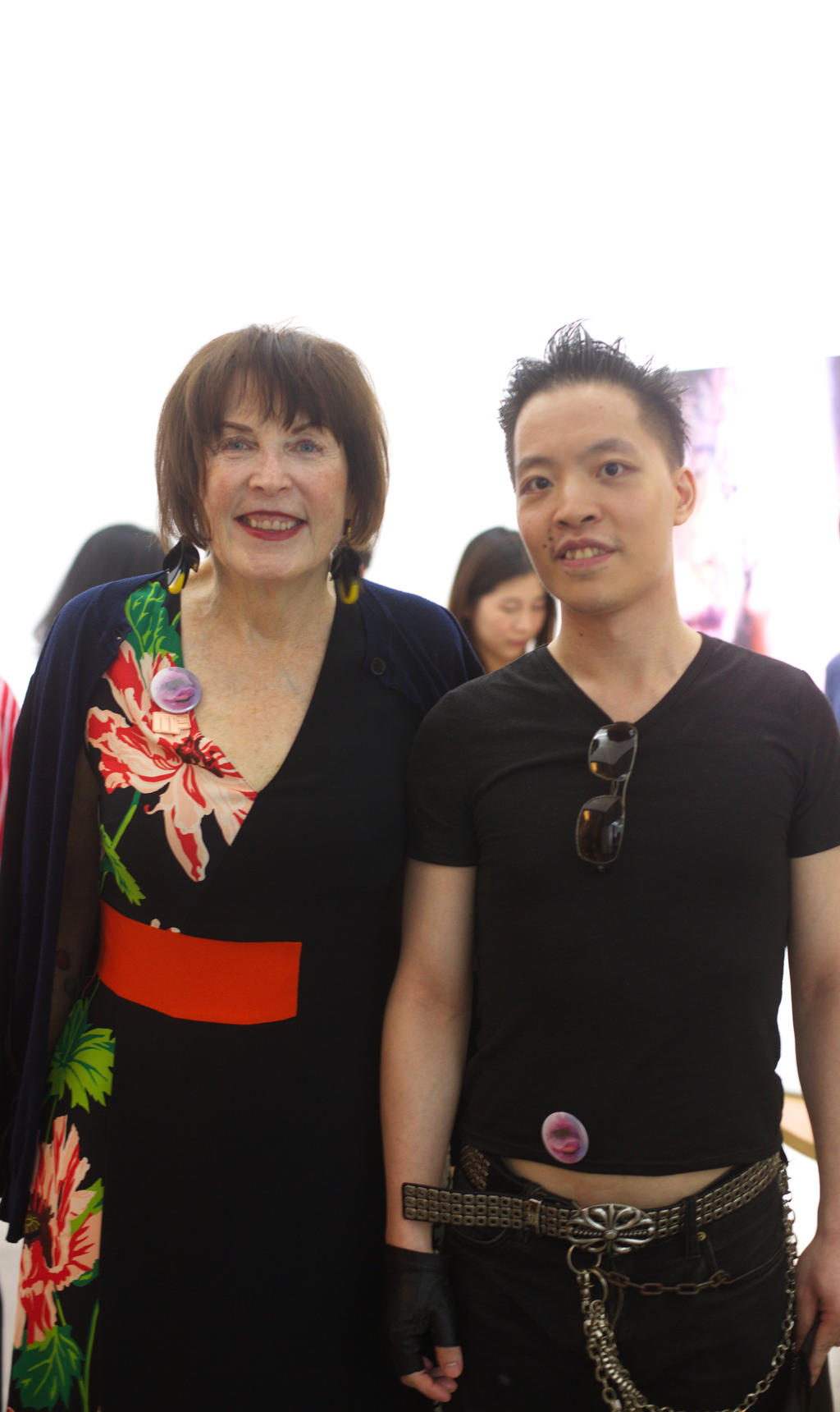 Michael Andrew Law Cheuk Yui meet Marilyn Minter 1 by michaelandrewlaw