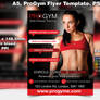 ProGym Fitness Flyer Template (A5 PSD)